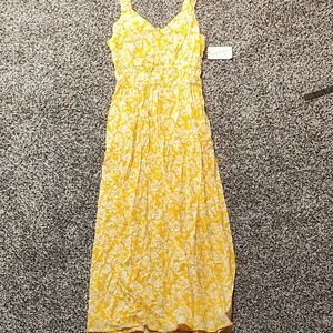 Universal Thread | Yellow Hawaiian Floral Maxi Dress